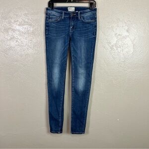 BKE Payton Skinny Denim Jeans‎ Women's Size 26 R  Low Rise Medium Wash Blue